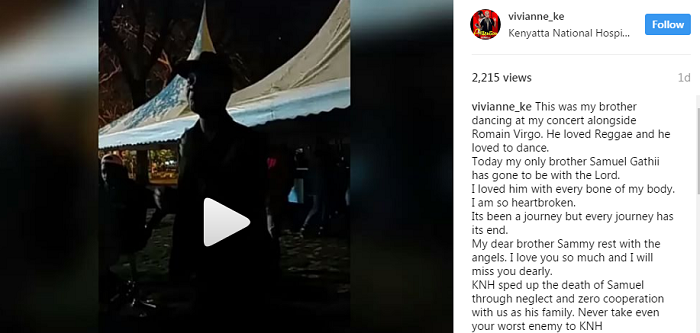 The post by Vivian on instagram PHOTO COURTESY