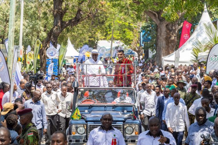 2025 Mombasa ASK Show President William Ruto Governor Abdulswamad Sheriff Nassir